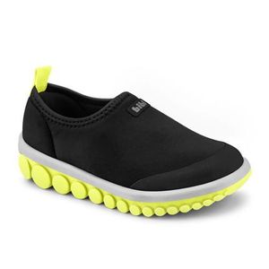 1155008 roller 2.0 tenis black/amarelo fluor bibi