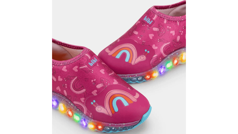 Tenis bibi 2024 led rosa