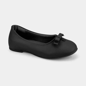 zapatos bibi kids negro con lazo 1153038