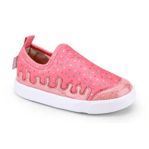 tenis bibi agility mini ii pink print confeti 1202089