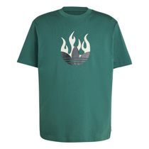 playera adidas flames logo tee hombre is0177
